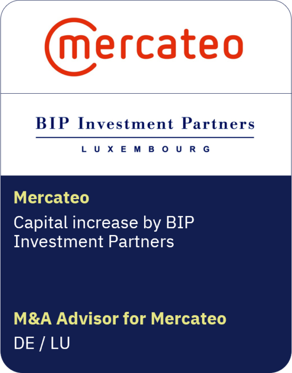 Mercateo + BIP Investment Partners (Capital Increase) – Pava Partners ...